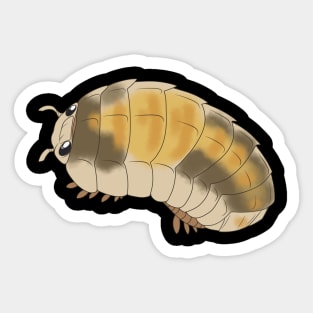 Cappuccino Isopod Sticker